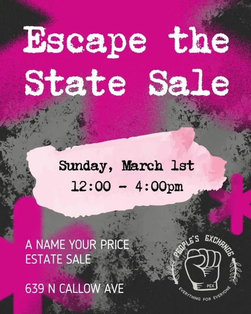 Escape the State sale