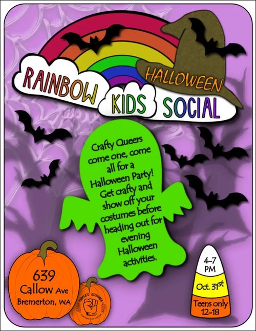Rainbow Kids Social - Halloween