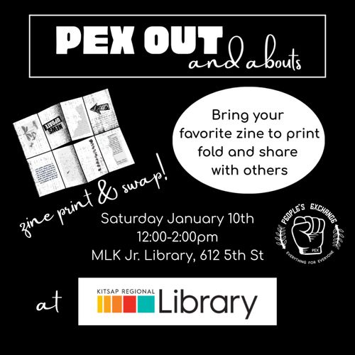 PEX Out & About: Zine print, Fold & Swap!