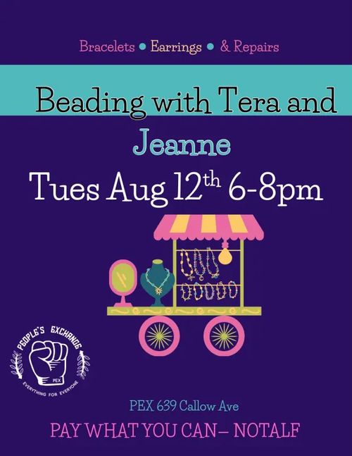 Beading with Tera & Jeanne