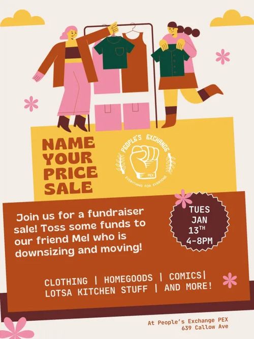 Name Your Price Sale