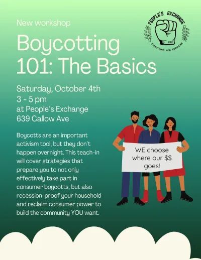 Boycotting 101: The Basics