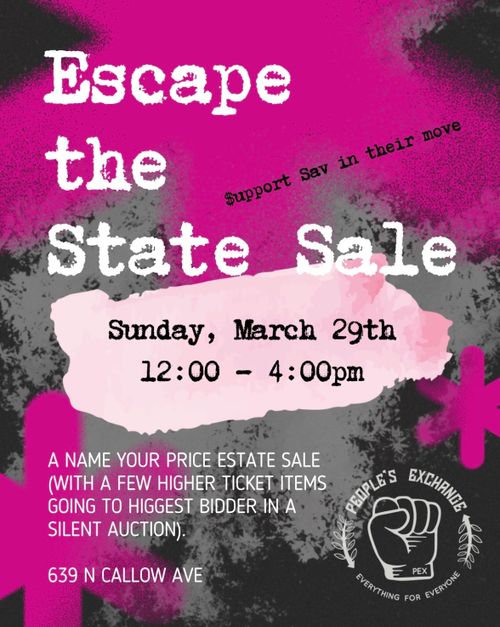 Escape The State Sale